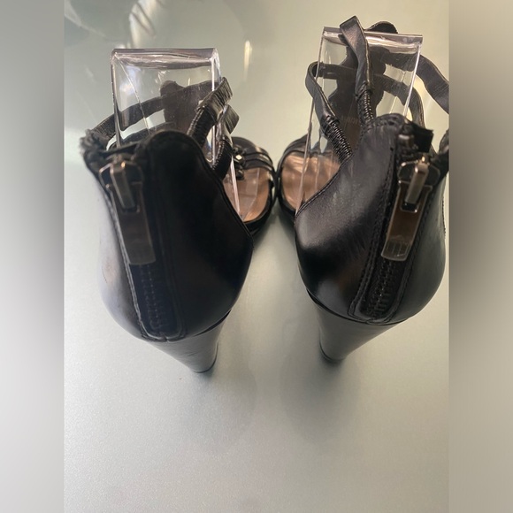 Vince Camaro Women’s Zen Leather Wedge Sandal Black Size 8.5. - Picture 7 of 8